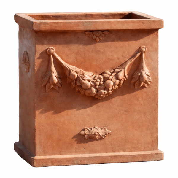 Edler verzierter Terracottablumenkasten von M.I.T.A.L. aus Impruneta